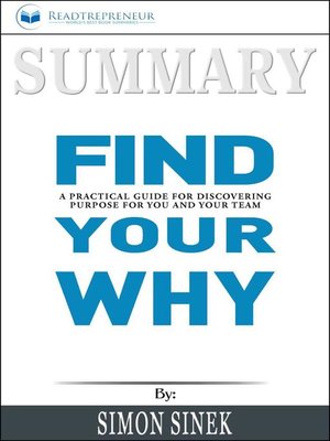 cover image of Summary of Find Your Why